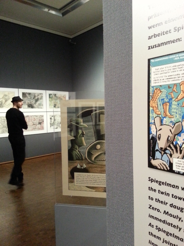 Der Arne umgeben von Art Spiegelman